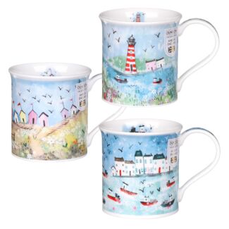 Seaside Cove Bute Set of 3 Mugs