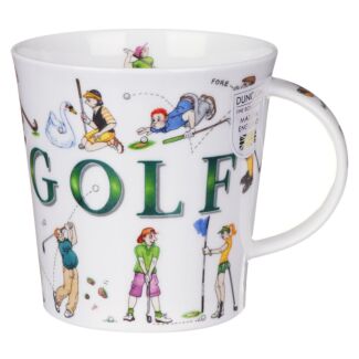 Sporting Antics Golf Cairngorm Shape Mug