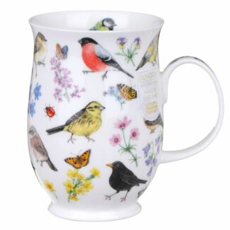 Bird Garden Bullfinch Suffolk Shape Mug