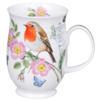 Hedgerow Birds Robin Suffolk Shape Mug