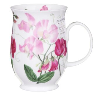 Sweet Peas Light Pink Suffolk Shape Mug