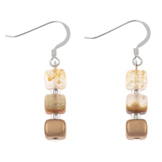 Sandstone Cubes Earrings