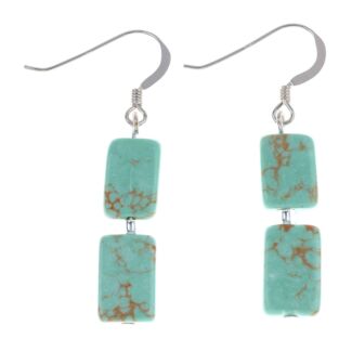 Jade Mosaic Rectangles Earrings