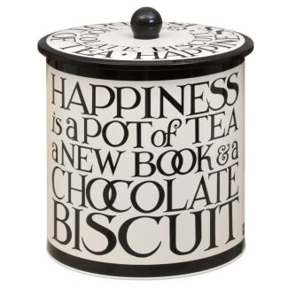 Black Toast ‘Happiness’ Biscuit Barrel