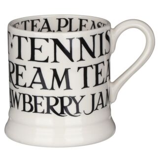 Black Toast Cream Tea Half Pint Mug