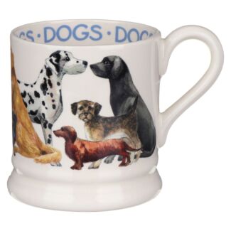 Dogs All Over Half Pint Mug