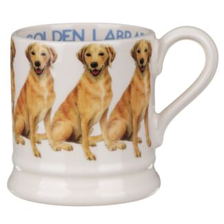 Dogs Yellow Labrador Half Pint Mug