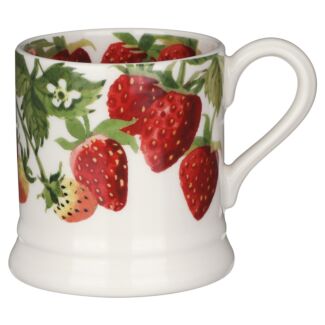 Fruits Strawberries Half Pint Mug