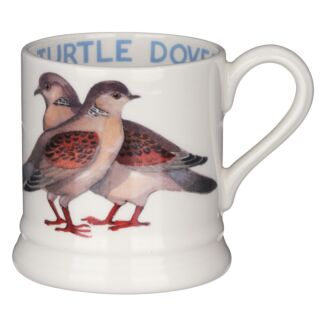 Birds Turtle Doves Half Pint Mug