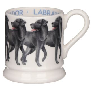Dogs Black Labrador Half Pint Mug