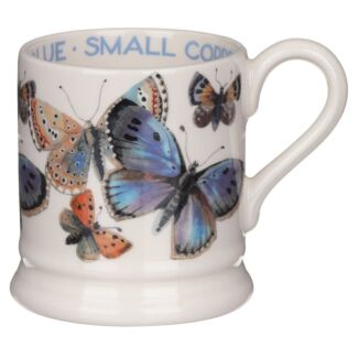 Common Blue Butterfly Half Pint Mug