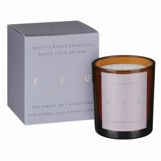 Back To Basics Black Fig & Vetiver 250g Candle