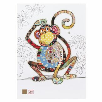 Kooks Monty Monkey Greetings Card