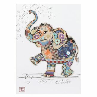 Kooks Eddie Elephant Greetings Card