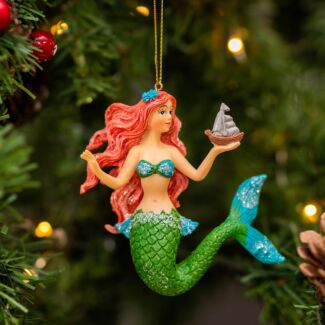 Little Mermaid Resin Tree Decoration