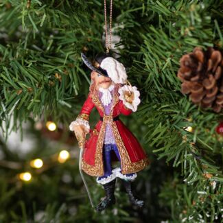 Resin Captain Hook Tree Decoration