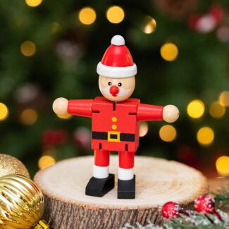 Assorted Wooden Painted Christmas Character Decoration