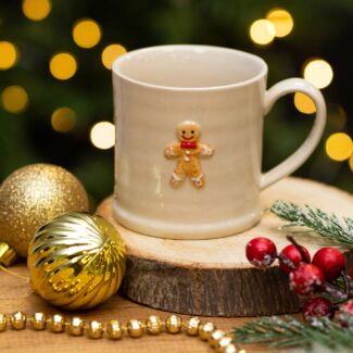 Gingerbread Man Mini Ceramic Mug