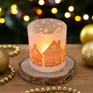 Gingerbread House Tealight Holder