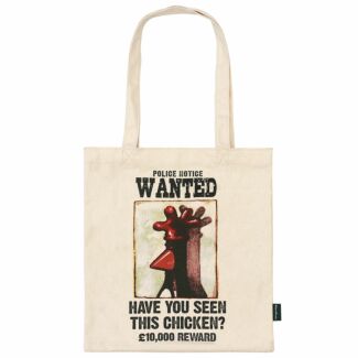 - Feathers McGraw Wanted Poster Recycled Cotton Shopper Bag