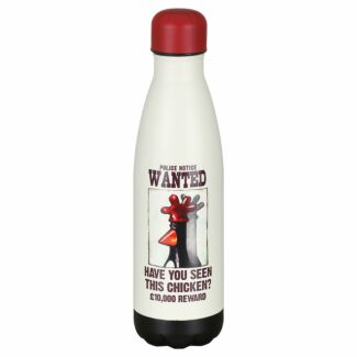 - Feathers McGraw Wanted Poster Stainless Steel Water Bottle