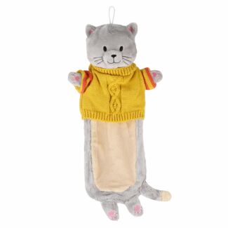 Cat In Jumper Slim Hot Water Bottle