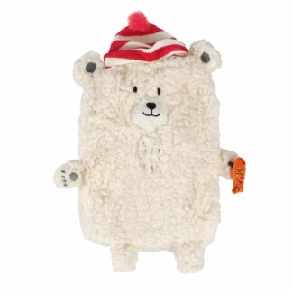 Polar Bear In Hat Hot Water Bottle