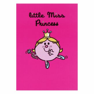 Pink Little Miss Princess Greetings Card