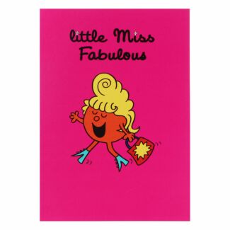 Pink Little Miss Fabulous Greetings Card