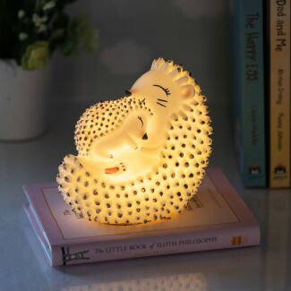 LED Rechargeable Hedgehog and Baby Mini Lamp
