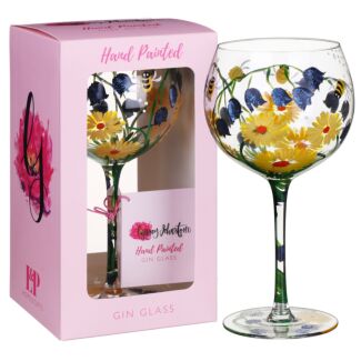 Bluebells & Dandelions Bees Gin Glass
