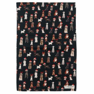 ‘Christmas Dogs’ Tea Towel