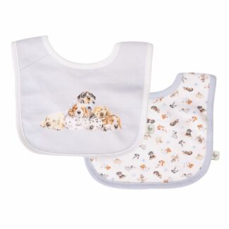 Little Paws Set of Two Baby Bibs