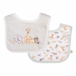 Little Savannah Set of Two Baby Bibs