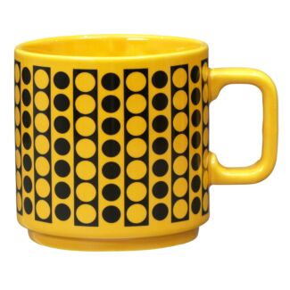 Hornsea Circles Yellow Mug