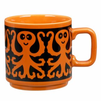 Hornsea Octopus Orange Mug