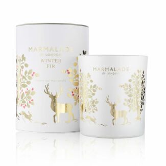 Winter Fir 230g Luxury Glass Soy Christmas Candle