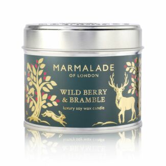 Wild Berry & Bramble 210g Tin Soy Christmas Candle