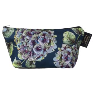 ‘Hydrangea’ Noir Make Up Bag