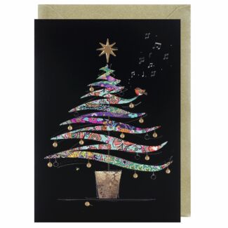 Jewells Colourful Tree Christmas Card