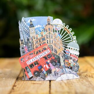 ‘London’ 3D Greetings Card