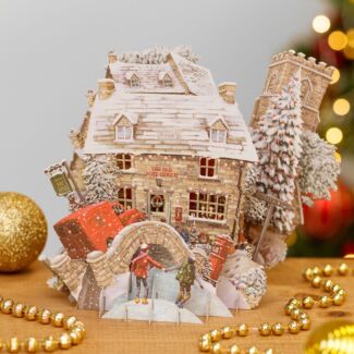 'Post Office' 3D Christmas Card