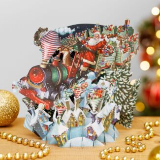 Santa’s Express 3D Christmas Card