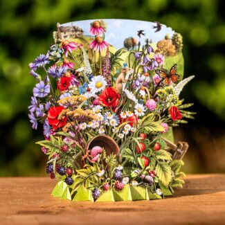 ‘Wildflowers’ 3D Greetings Card