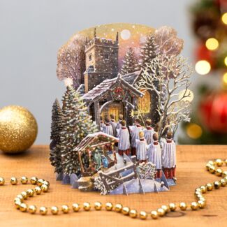Christmas Choir 3D Christmas Card