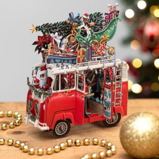 ‘Christmas Camper’ 3D Christmas Card