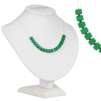 Emerald Tiles Links Necklace