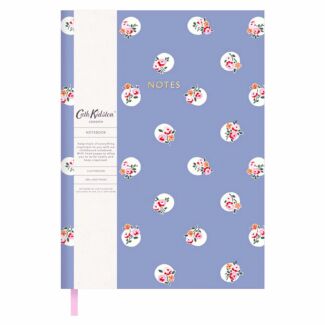 Floral Spot A5 Linen Notebook