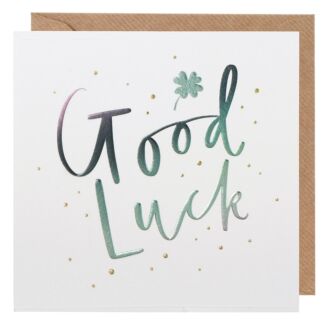 Cloud Nine Clover Good Luck Card