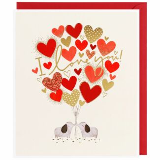 Pick ‘N’ Mix ‘Elephants & Balloons’ Valentine’s Day Card